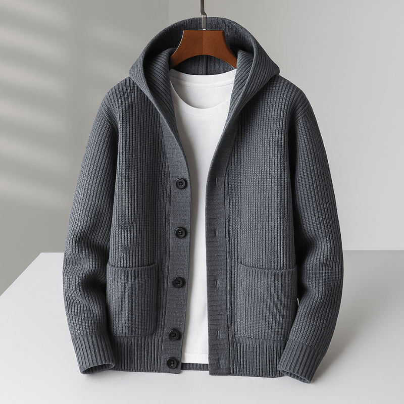 David | Herren Weicher Casual Button Cardigan
