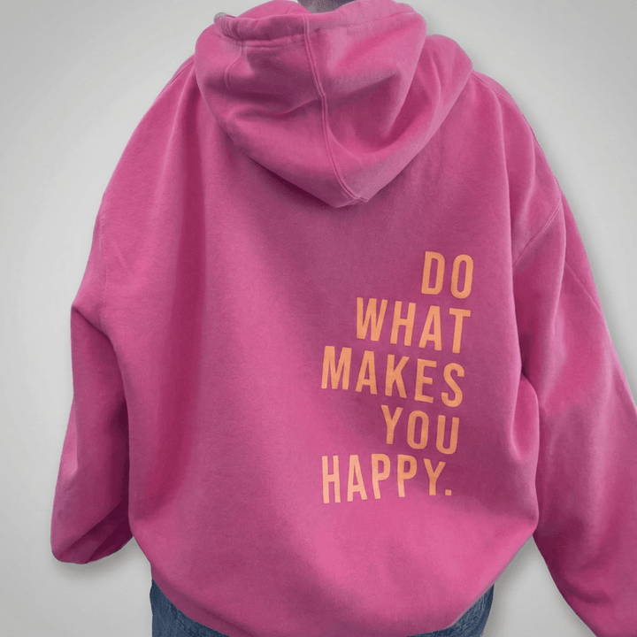Tanja | Damen Hoodie mit Motivdruck auf der Rückseite