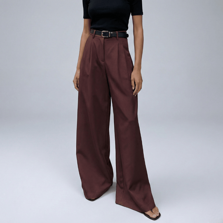 Doris | Damen High Waist Weite Hosen