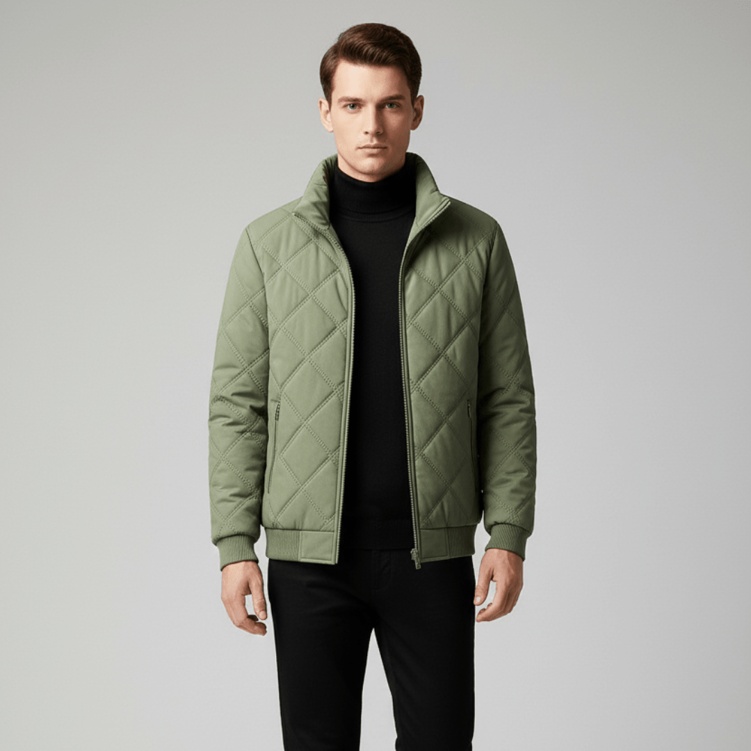 Benjamin | Herren Gesteppt Warmer Winter Jacke