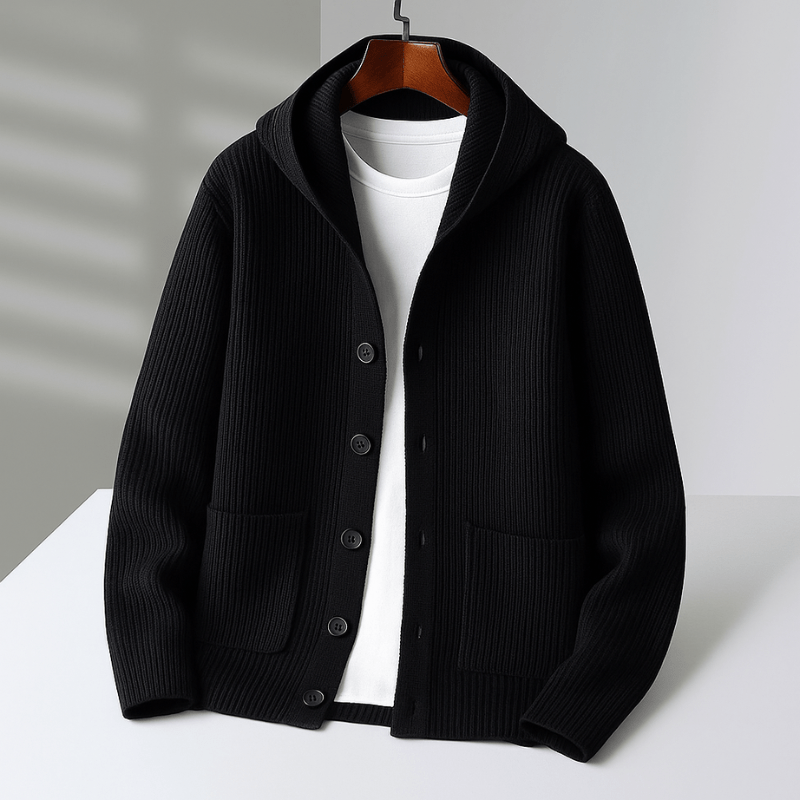 David | Herren Weicher Casual Button Cardigan