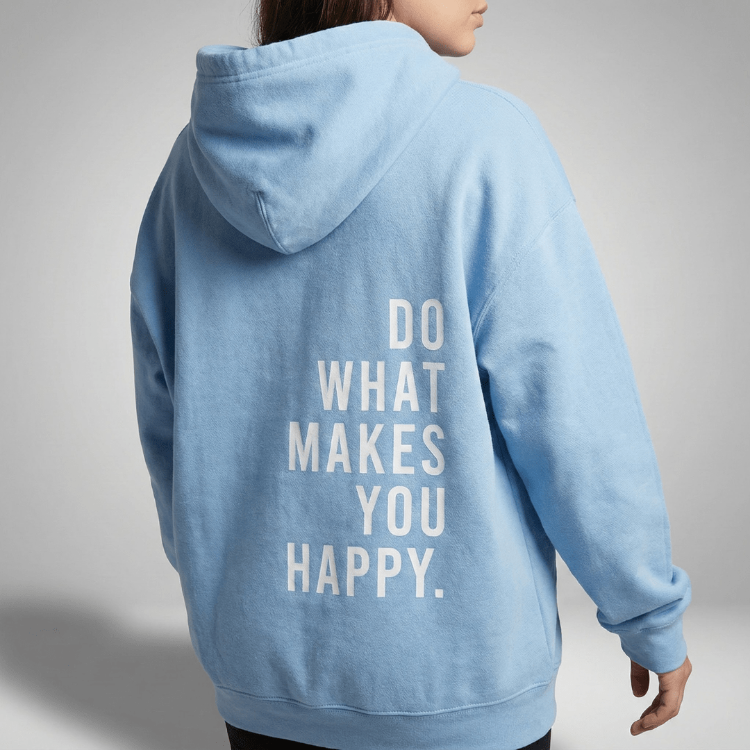 Tanja | Damen Hoodie mit Motivdruck auf der Rückseite