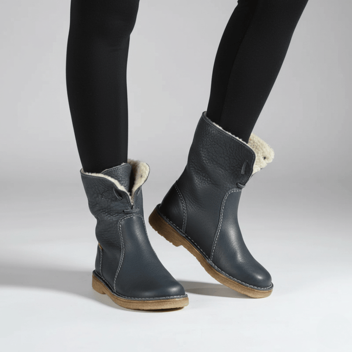 Carolin | Damen Faltbare Top Komfort Winter Stiefel