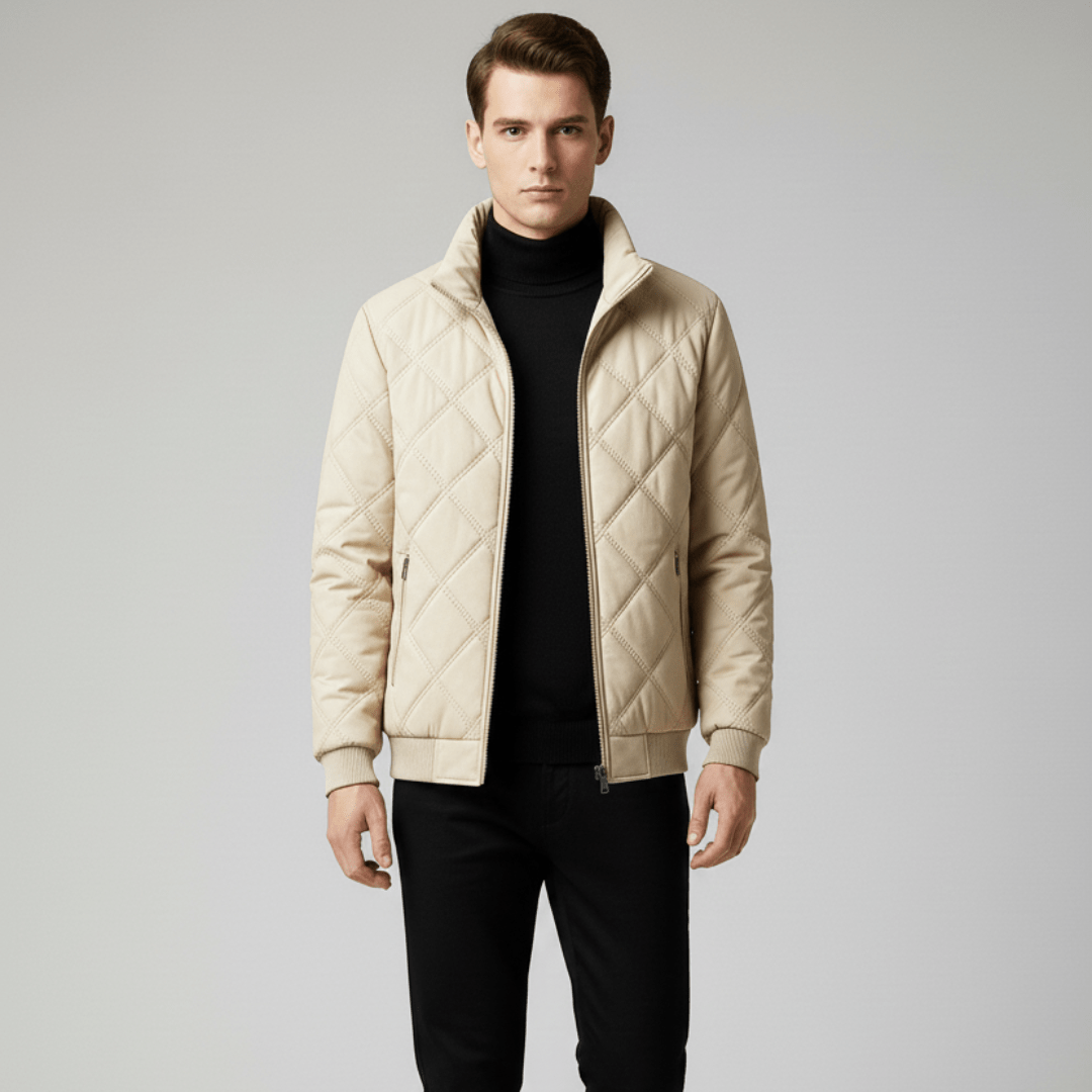 Benjamin | Herren Gesteppt Warmer Winter Jacke