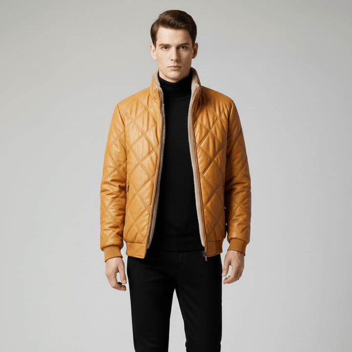 Benjamin | Herren Gesteppt Warmer Winter Jacke