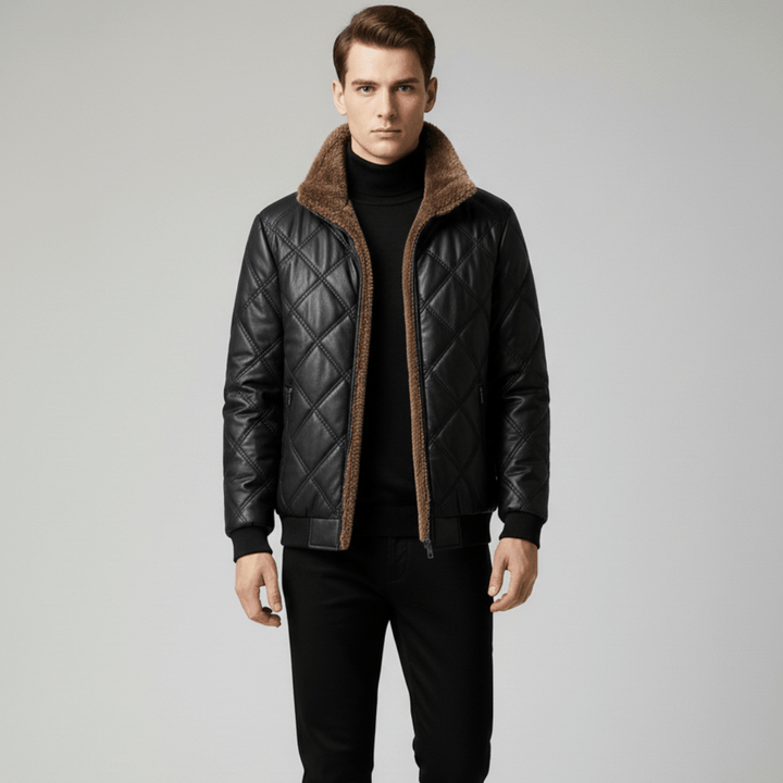 Benjamin | Herren Gesteppt Warmer Winter Jacke