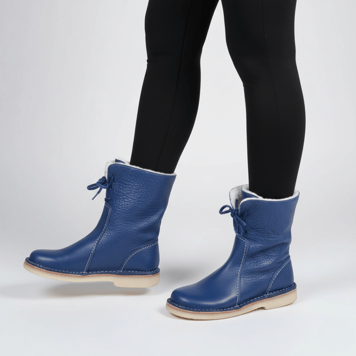Carolin | Damen Faltbare Top Komfort Winter Stiefel