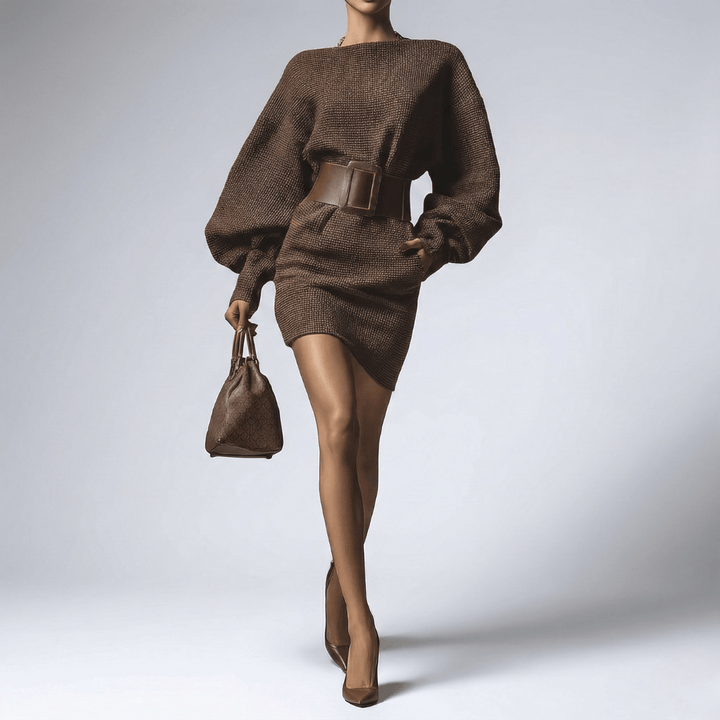 Victoria | Damen Minikleid mit Puffärmeln