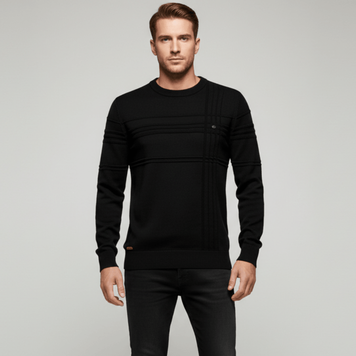 Bruno | Herren Premium Strukturierter Muster Sweater