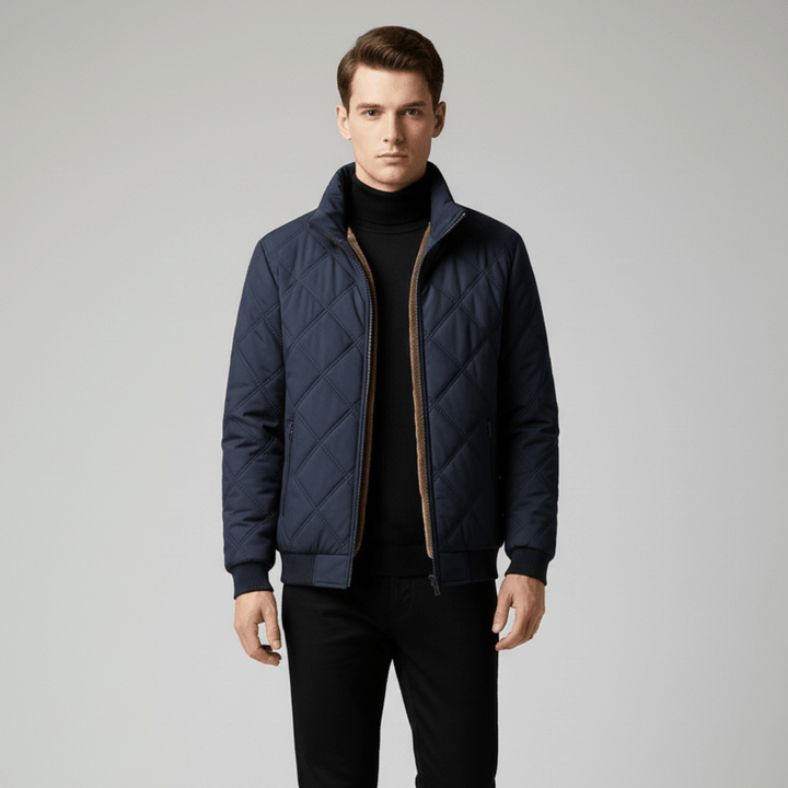 Benjamin | Herren Gesteppt Warmer Winter Jacke