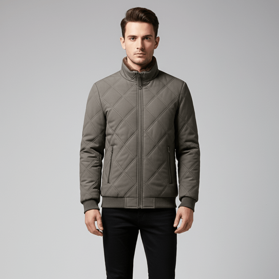 Benjamin | Herren Gesteppt Warmer Winter Jacke
